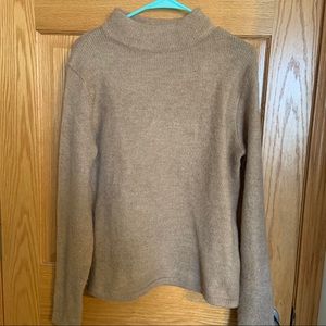 Nasty Gal Tan Mockneck Sweater